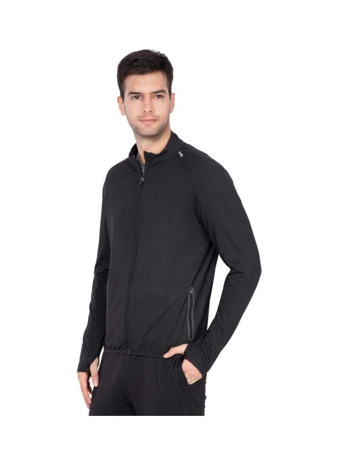 Jockey SP17 Men Soft Touch Microfiber Elastane Stretch Thumbhole Jacket with Stay Dry Treatment