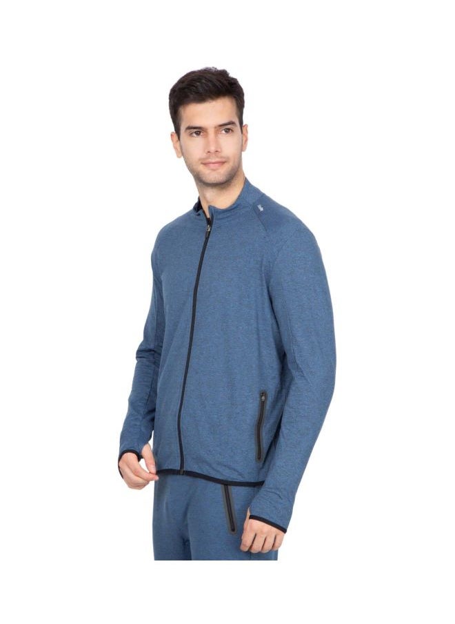 Jockey SP17 Men Soft Touch Microfiber Elastane Stretch Thumbhole Jacket with Stay Dry Treatment