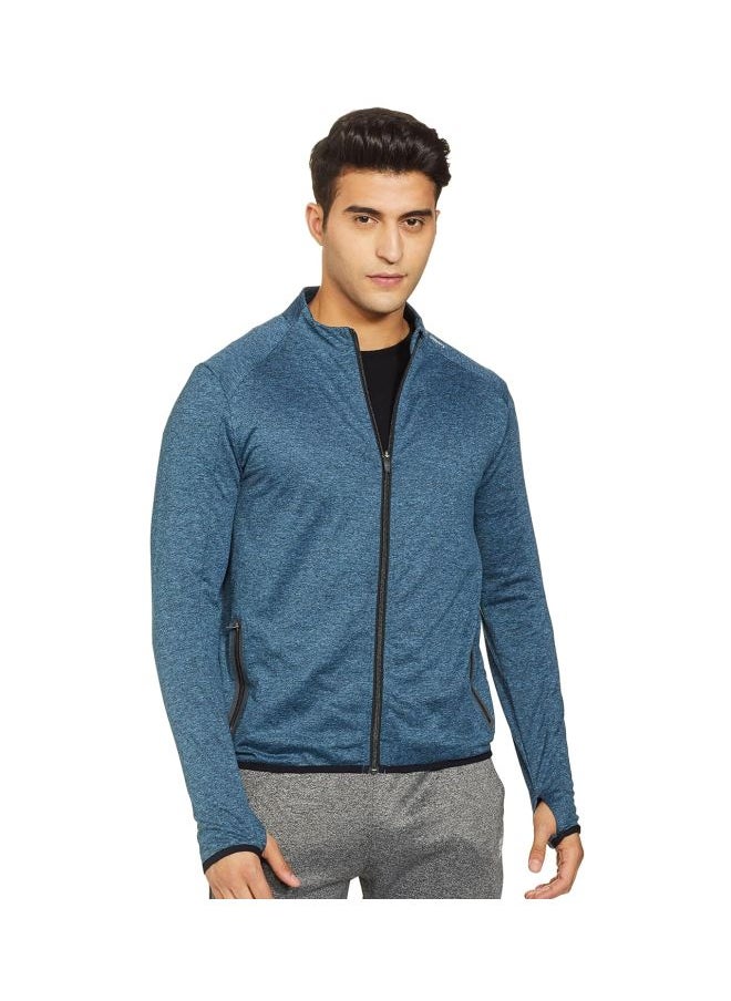 Jockey SP17 Men Soft Touch Microfiber Elastane Stretch Thumbhole Jacket with Stay Dry Treatment