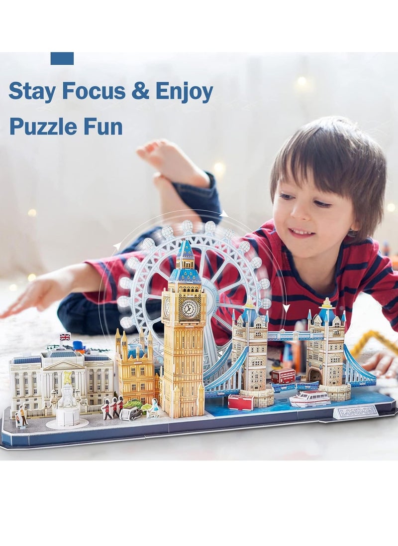 3D Puzzles for Kids Ages 8 10 London City STEM Projects Arts Crafts 3D Architecture Crafts for Girls Ages 8 12 3D Puzzle Birthday Gifts for 8 Year Old Girls