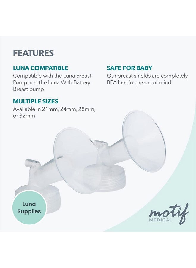 Motif Medical, Luna Breast Shields Flanges, Replacement Parts for Luna Breast Pump