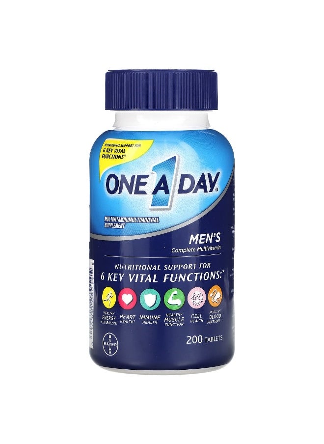 One-A-Day, Men's Complete Multivitamin, 200 Tablets