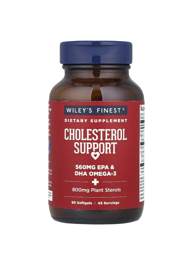 Wiley's Finest, Cholesterol Support, 90 Softgels
