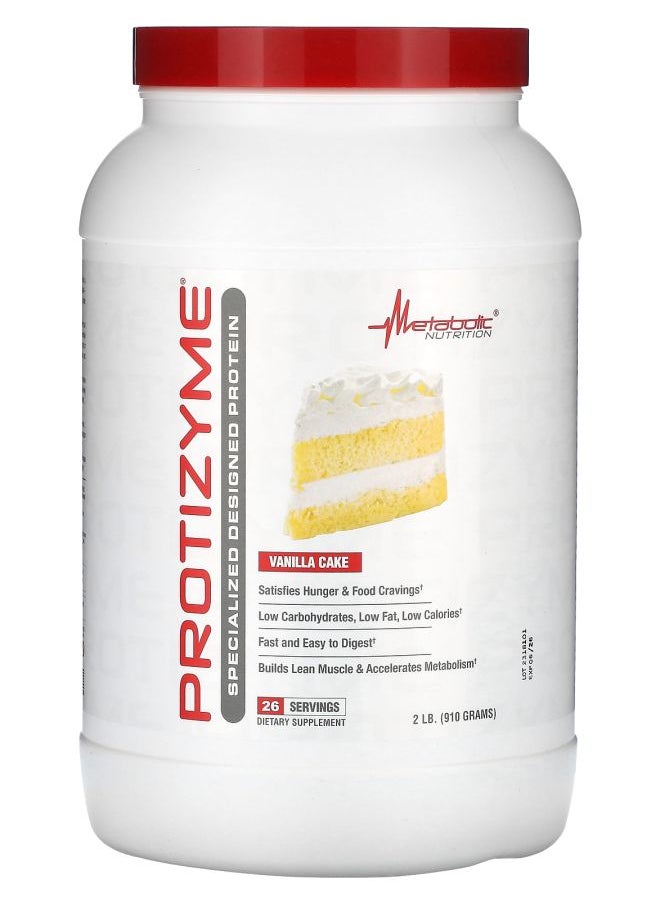 Protizyme Specialized Designed Protein Vanilla Cake 2 lb (910 g)