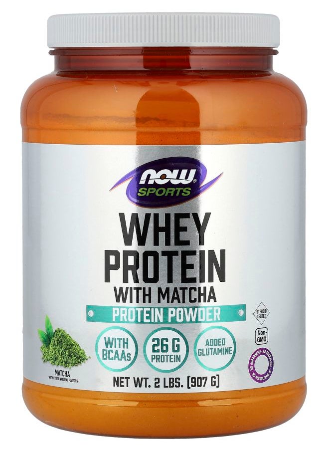 Sports Whey Protein Powder Matcha 2 lbs (907 g)