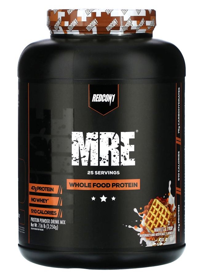 MRE Whole Food Protein Waffles & Syrup 7.16 lb (3250 g)