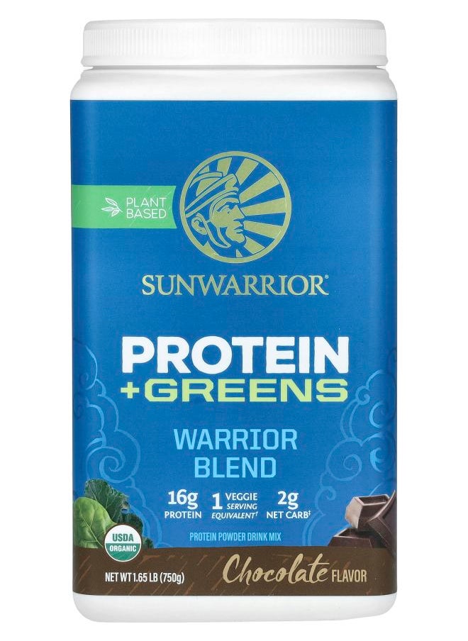 Warrior Blend Protein + Greens Chocolate 1.65 lb (750 g)