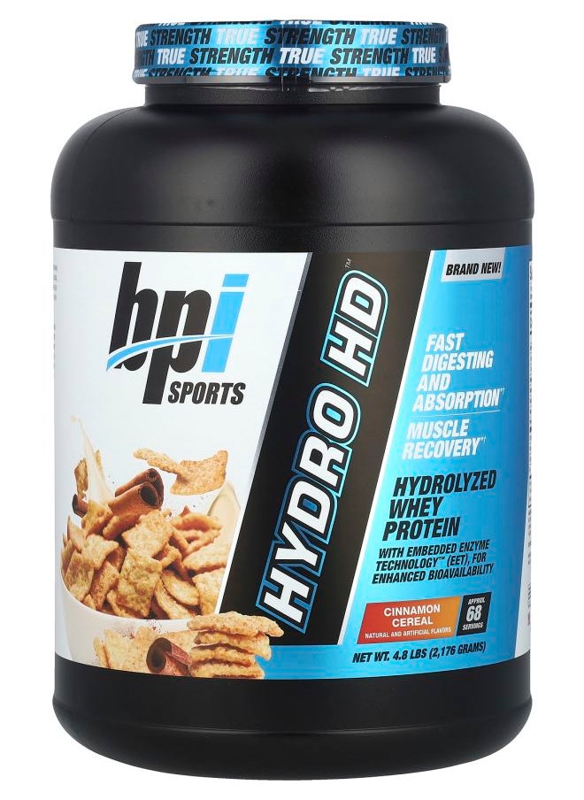 Hydro HD™ Hydrolyzed Whey Protein Cinnamon Cereal 4.8 lbs (2176 g)