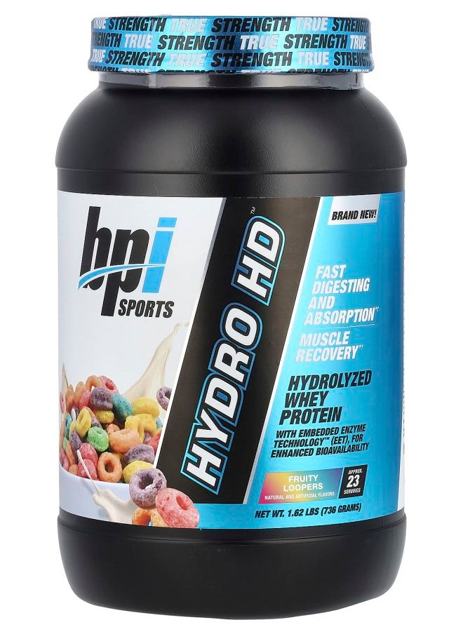Hydro HD™ Hydrolyzed Whey Protein Fruity Loopers 1.62 lbs (736 g)
