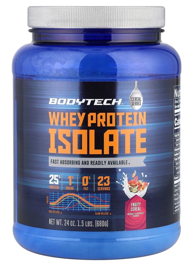 Whey Protein Isolate Fruity Cereal 1.5 lbs (680 g)
