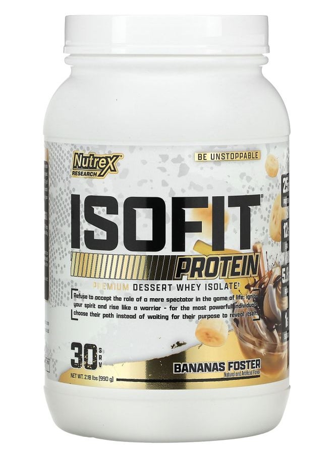 IsoFit Protein Bananas Foster 2.18 lbs (990 g)