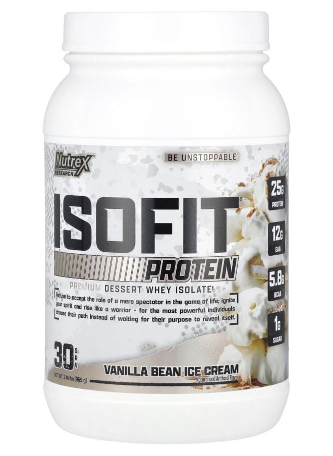 IsoFit® Protein Vanilla Bean Ice Cream 2.14 lbs (969 g)