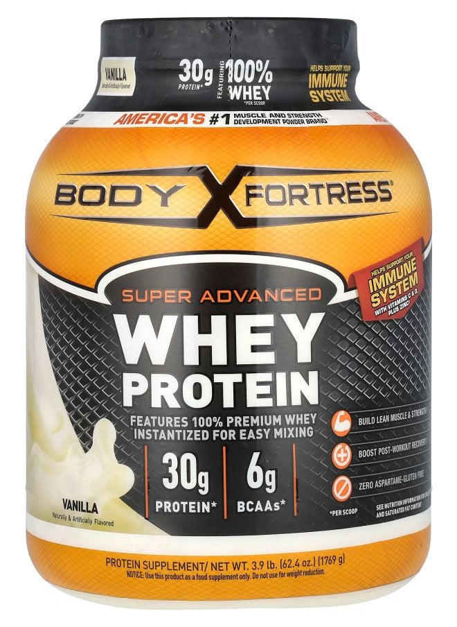 Super Advanced Whey Protein Vanilla 3.9 lb (1769 g)