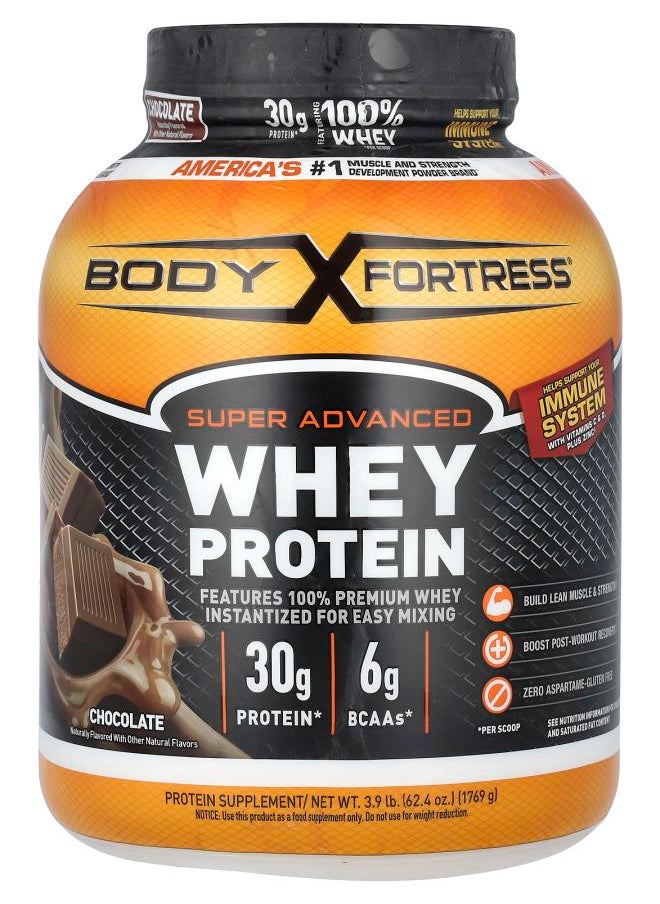 Super Advanced Whey Protein Chocolate 3.9 lb (1769 g)