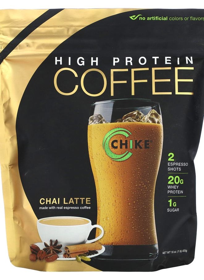 High Protein Coffee Chai Latte 16 oz (455 g)