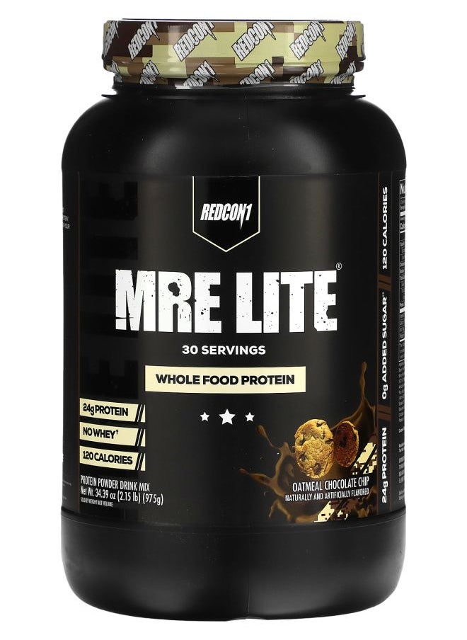 MRE Lite Whole Food Protein Oatmeal Chocolate Chip 2.15 lb (975 g)