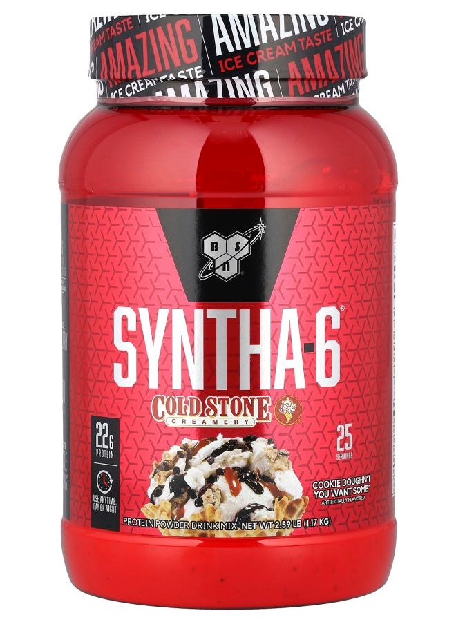 Syntha-6® Protein Powder Cold Stone Creamery Cookie Doughn't You Want Some™ 2.59 lb (1.17 kg)