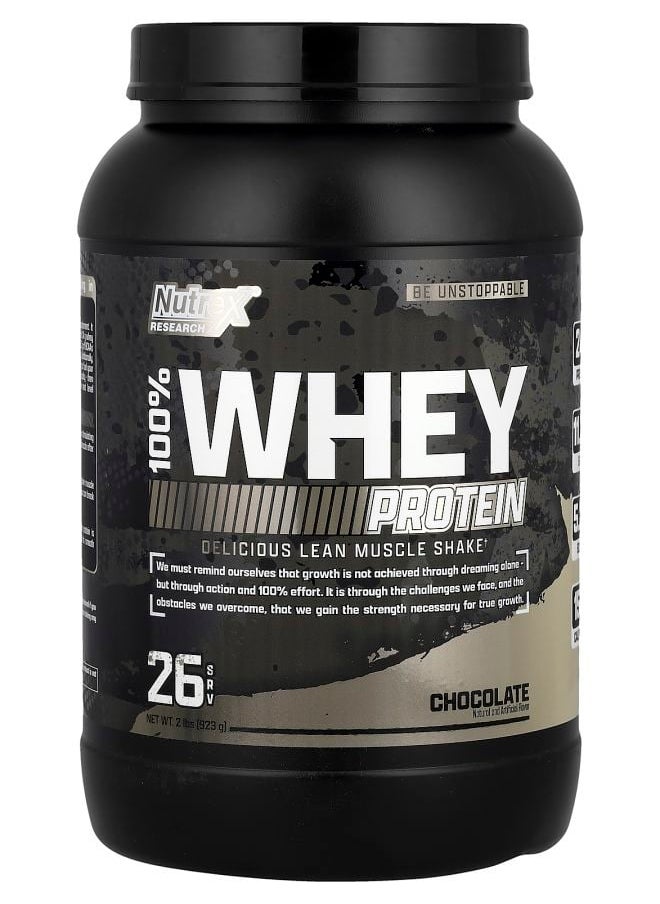 100% Premium Whey Protein Chocolate 2 lbs (923 g )