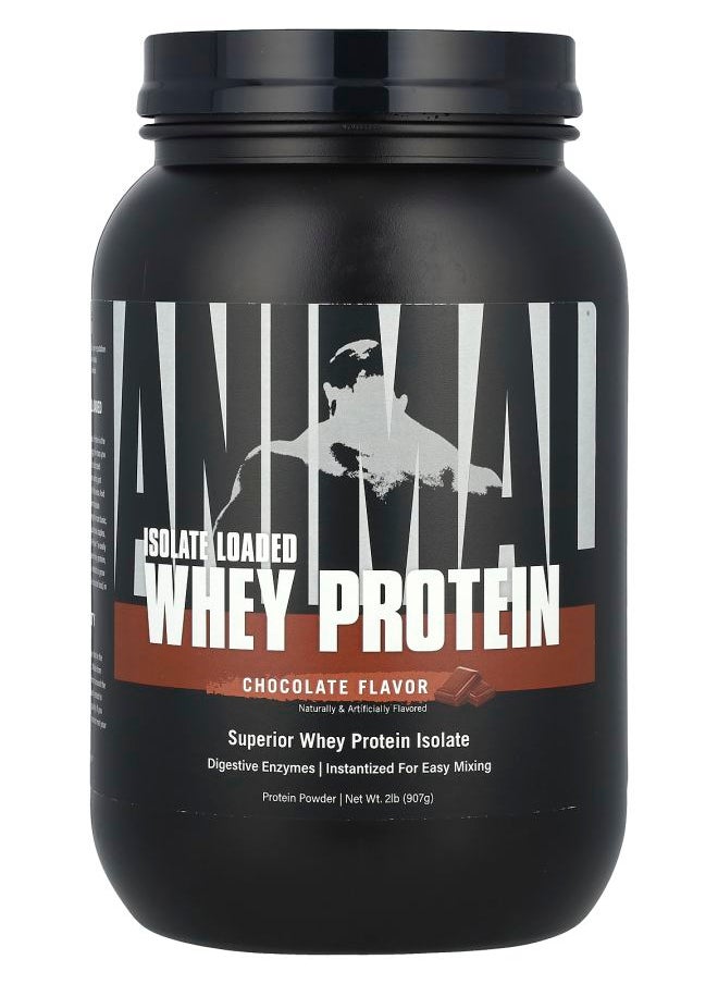 Isolated Loaded Whey Protein Powder Chocolate 2 lb (907 g)