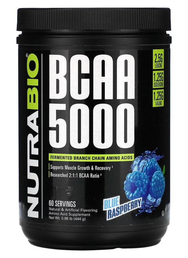 BCAA 5000 Blue Raspberry 0.98 lb (444 g)