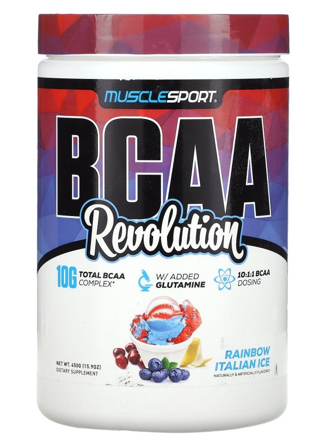 BCAA Revolution Rainbow Italian Ice 15.9 oz (450 g)