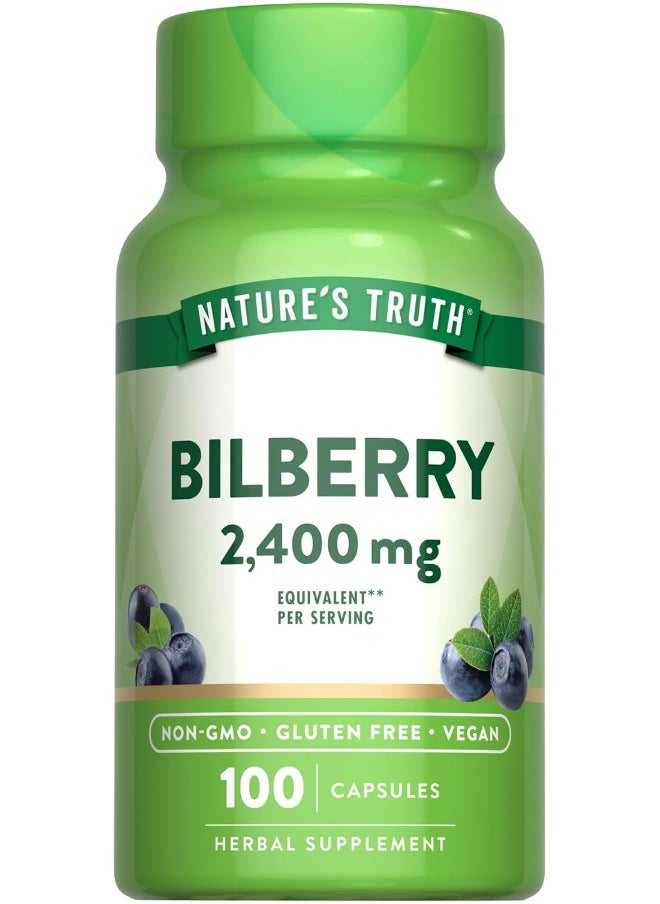 Nature's Truth New Bilberry 1200 mg 100 Capsules