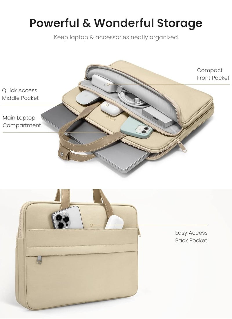 Versatile-A12 Laptop Shoulder Bag for 13.5-14 inch MacBook Pro M4/M3/M2/M1 Water-Resistant Eco-Friendly Laptop Accessory Sleeve Bag