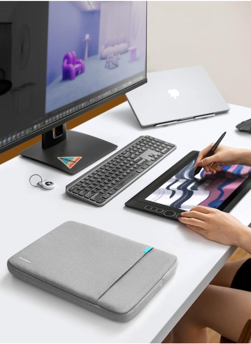 Defender-A13 360 Case for 13 Inch MacBook Air M4/A3240 2025, M3/A3113, M2/A2681 M1/A2337 2022-2018, 13 Inch MacBook Pro M2/A2686 M1/A2338 2022-2016, Water-Repellent Shockproof Full Protection Eco-Friendly Laptop Sleeve