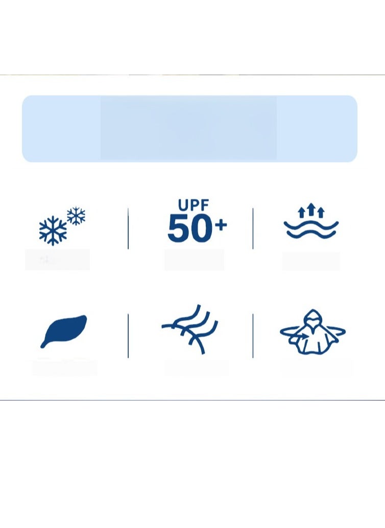 Ice Silk Sunscreen Couple Models Upf50 Anti-Ultraviolet Sunscreen Clothing Jacket Female Clouds Original Yarn Detachable Brim Skin Coat