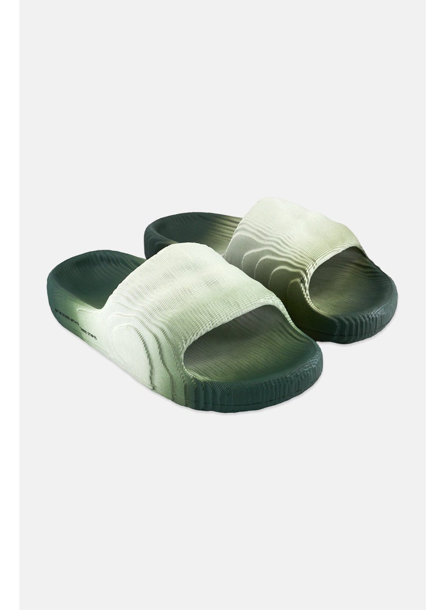 Men Adilette 22 Slip On Slides, Olive
