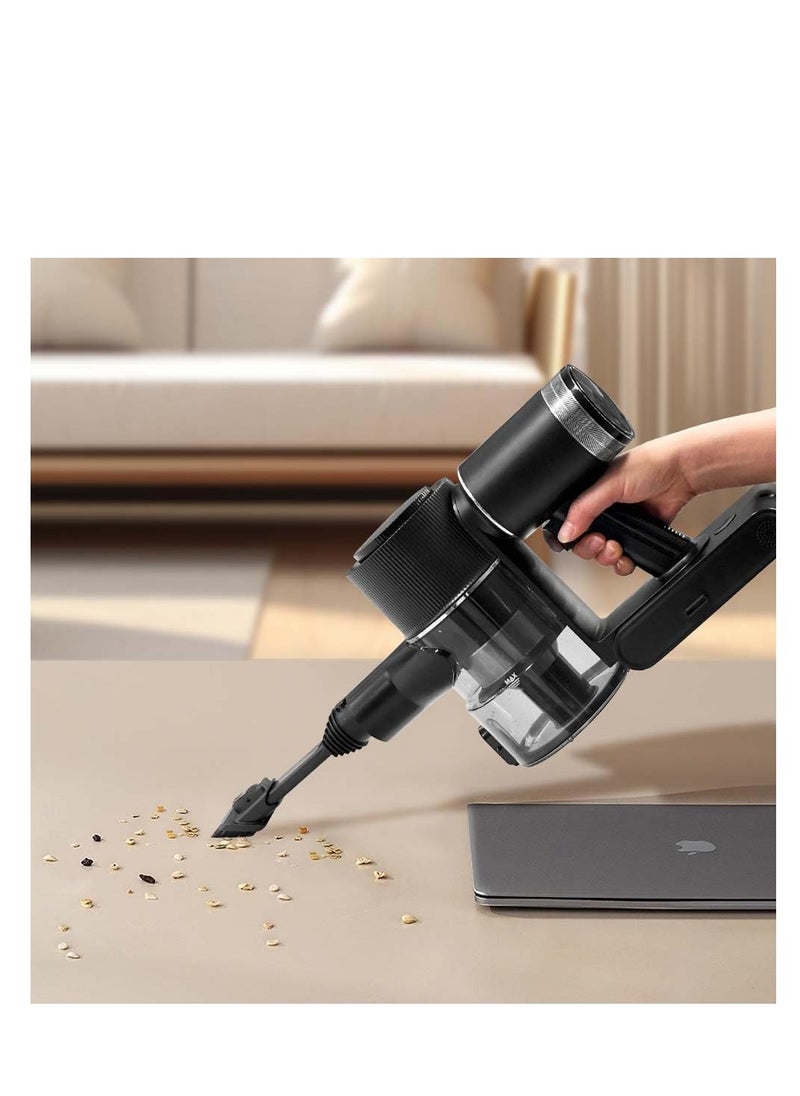 2- in-1 Wireless Vacuum Cleaner | Cordless Design for Home & Car (380W+25W) with 1 Litre Capacity | 27KPA Household Portable Handheld Vacuum Cleaner