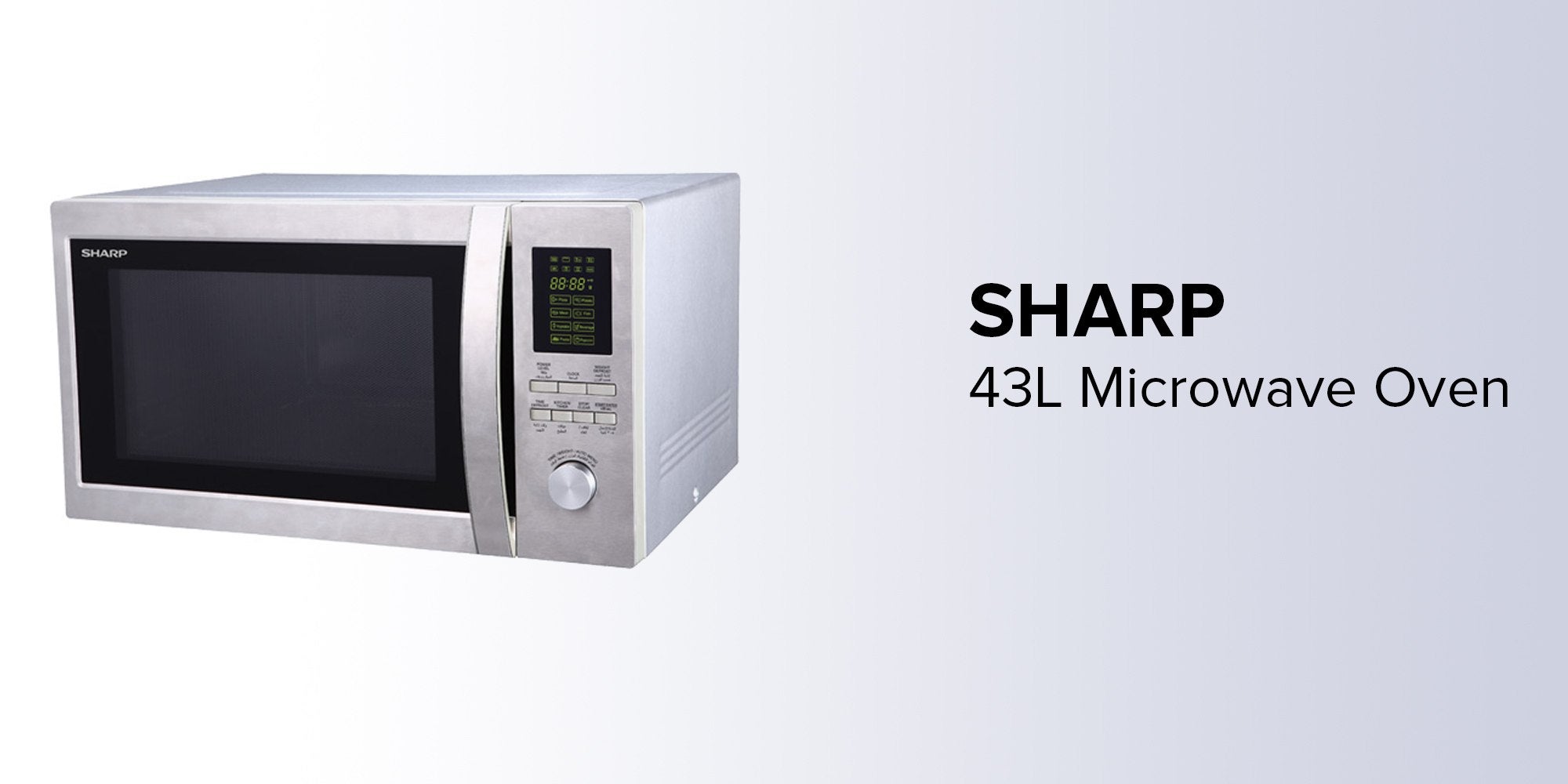 Microwave Oven 43L R-45BT(ST) Silver