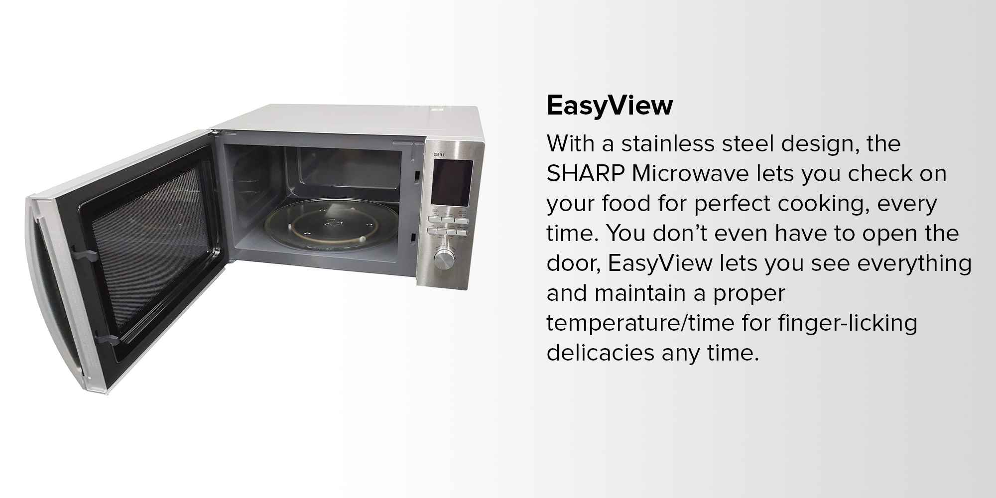 Microwave Oven 43L R-45BT(ST) Silver