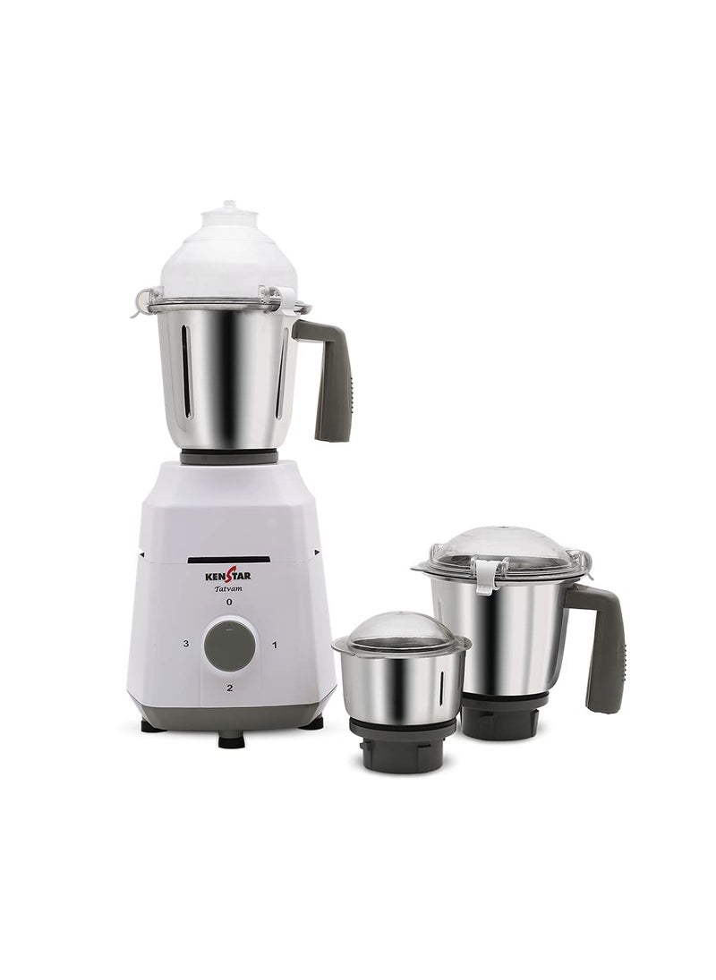 Kenstar Stainless Steel Mixer Grinder 1000 Watts (Cream)