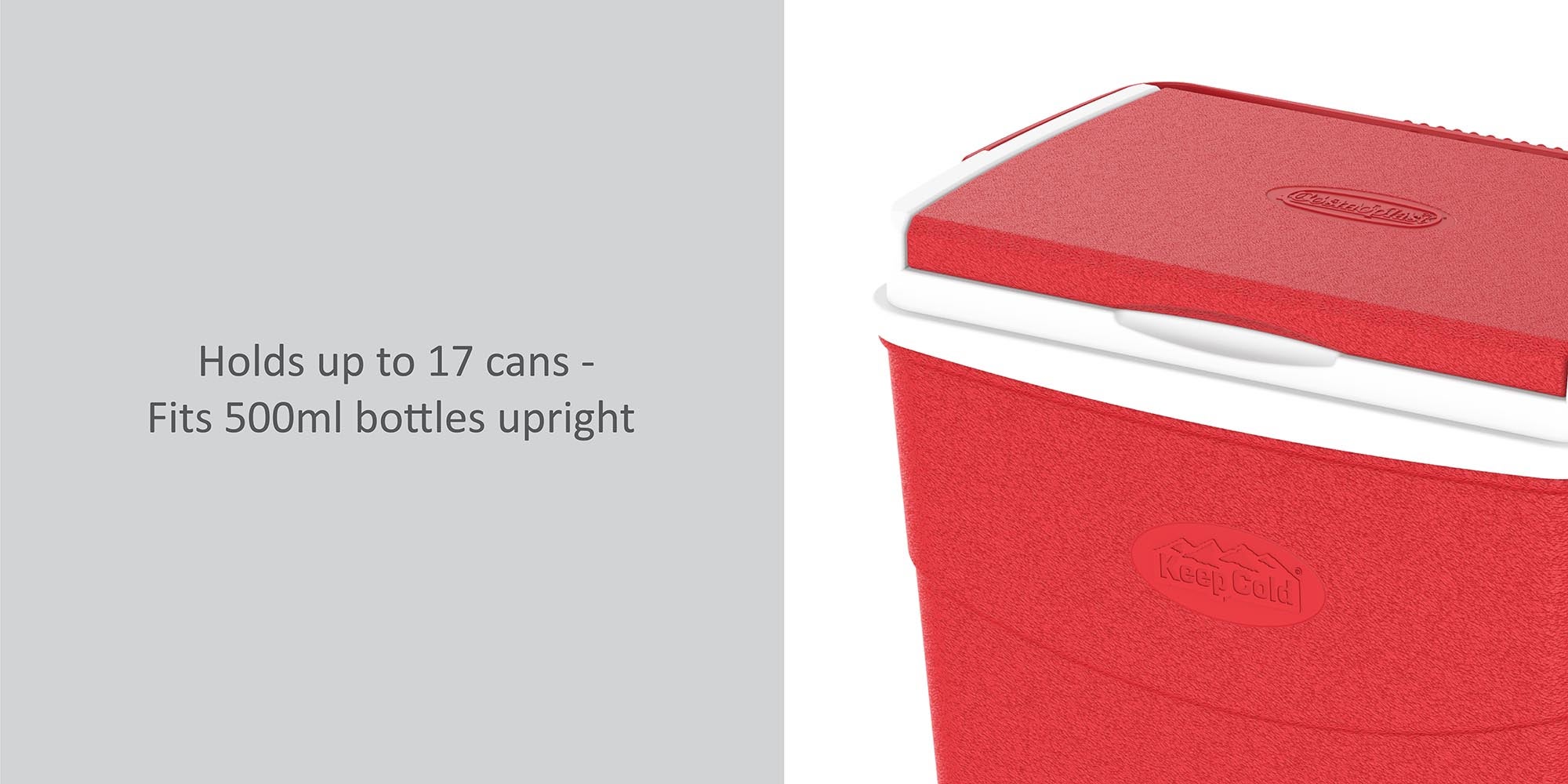 10L Keepcold Picnic Icebox (Red) Red 10.0Liters