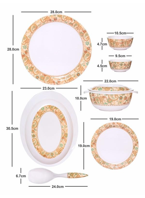 Servewell Dinner Set 31 pc Rnd - Badami