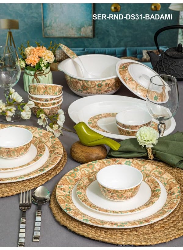 Servewell Dinner Set 31 pc Rnd - Badami