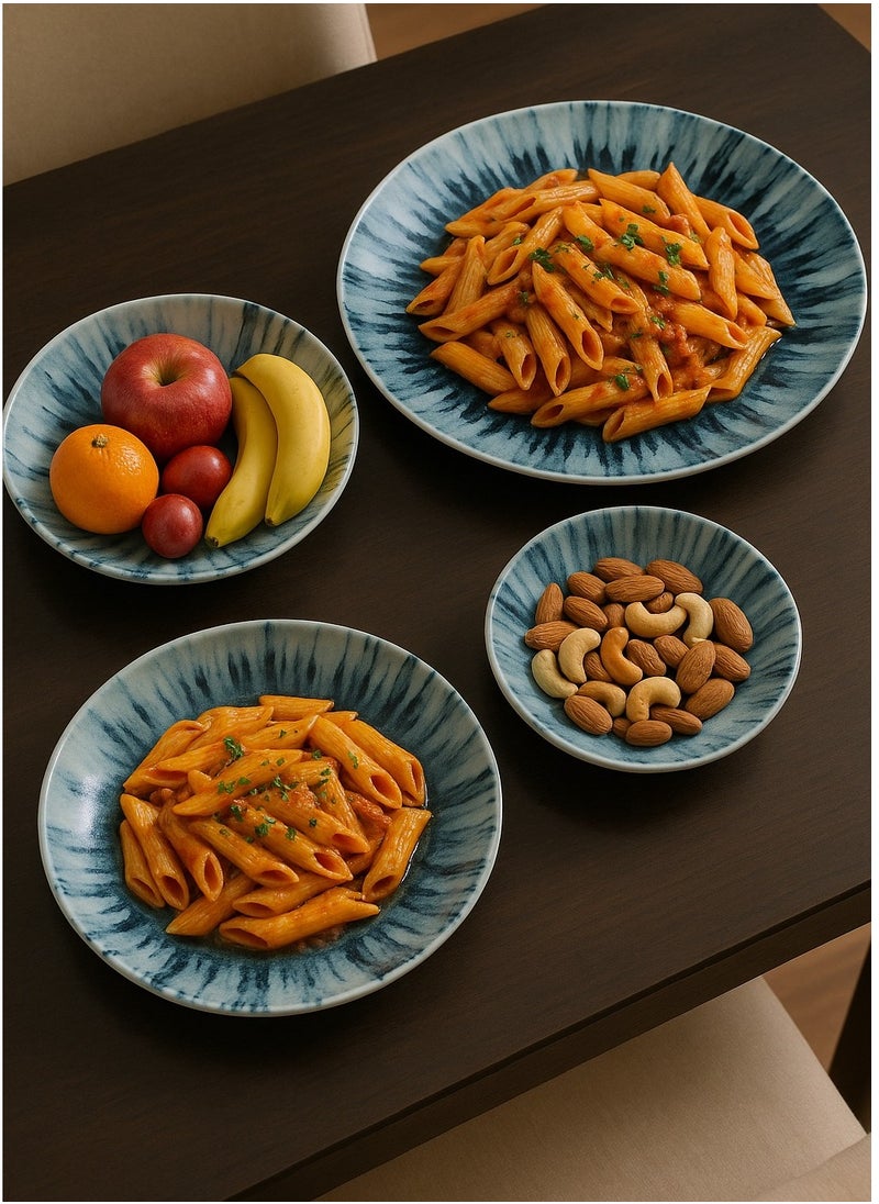 36-Pieces Luxury Turkish Porcelain Dinnerware – Complete Set for 6 Persons