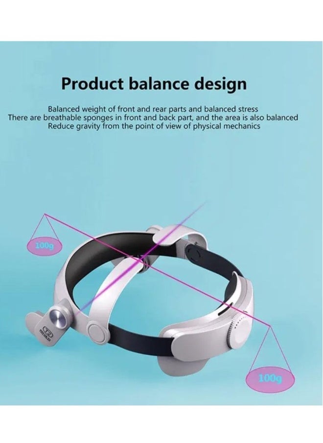 FiiTVR Elite Headset for Oculus Quest 2 Comfortable Replaceable Adjustable Headset VR Accessories