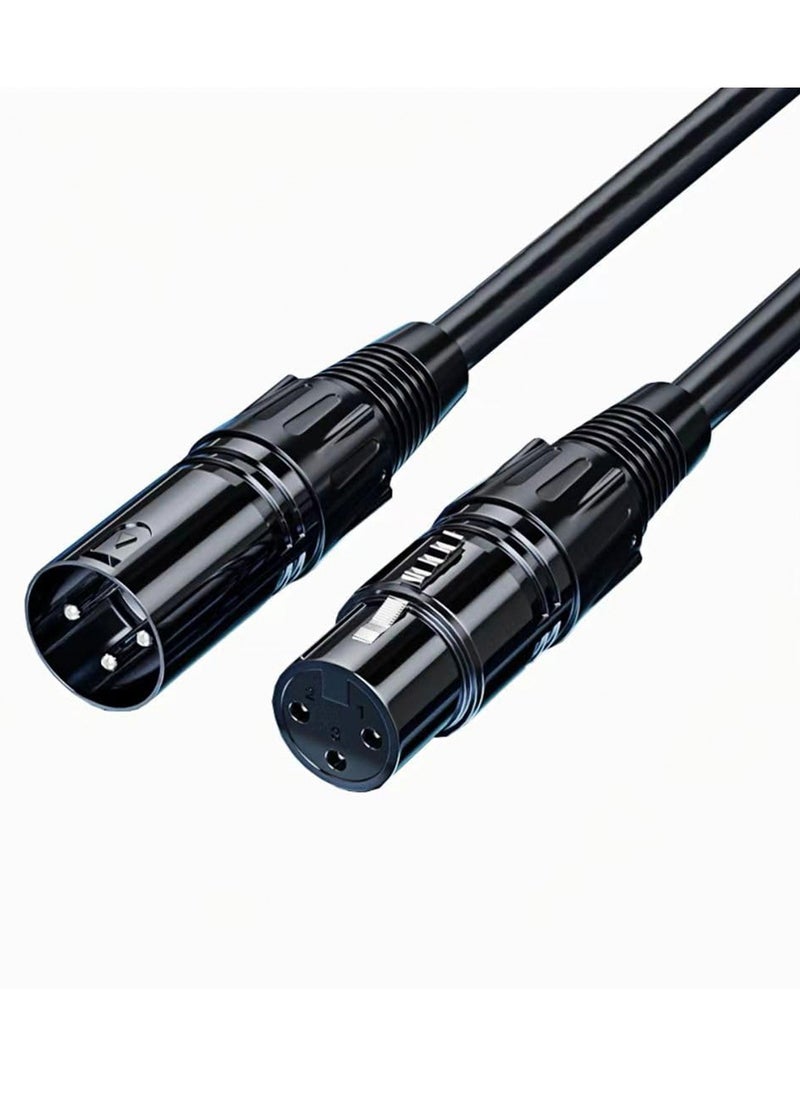XLR Cables, Microphone Cables (10 ft 4N OFC WIRE) XLR Male to XLR Female Balanced 3 PIN Mic Cables, Compatible with Preamps Speaker Systems and More, 6MM PVC Jacket, XLR Cable (3m)