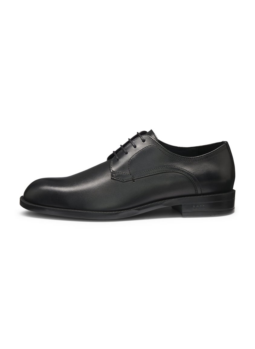 Leather Derby shoes with double stitching