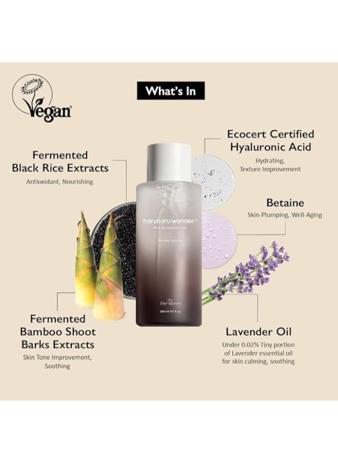 Wonder Black Rice Hyaluronic Toner Free Of Alcohol Fragrance (300Ml)
