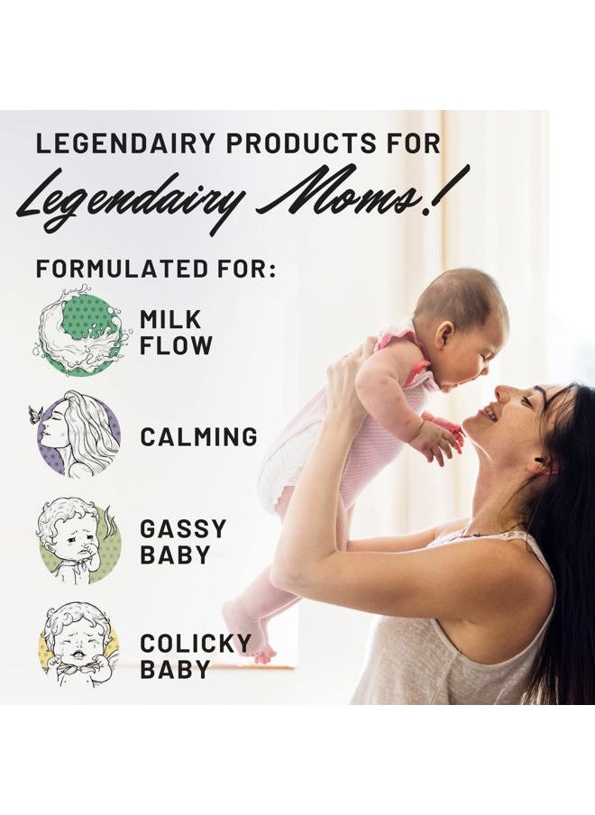 Lechita, Supports Milk Flow, Organic Fenugreek Free Breastfeeding Supplement, Organic Fennel & Anise, Made in USA, 180 Vegan Capsules