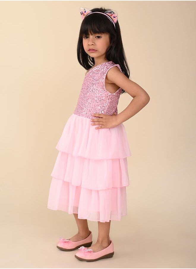 Pink Girls Wear Dresses