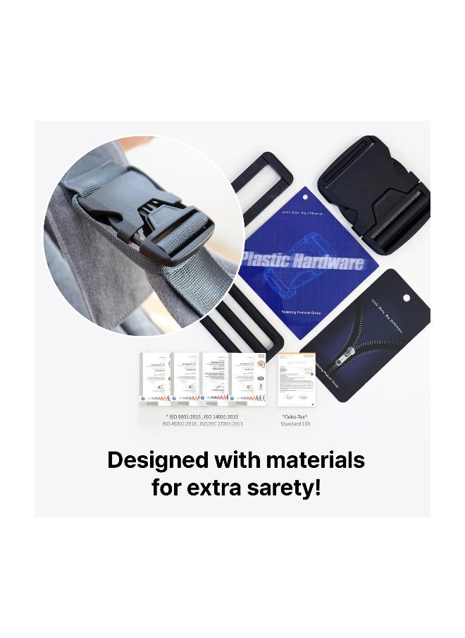 Portable Toddler Carrier With Anti-Slip Particles, Infants To 44 Lbs