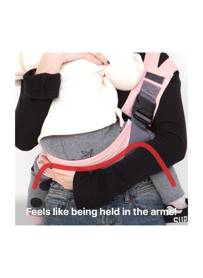 Portable Toddler Carrier With Anti-Slip Particles, Infants To 44 Lbs