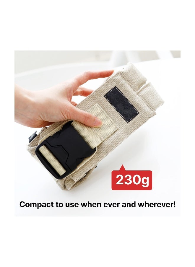 Portable Toddler Carrier With Anti-Slip Particles, Infants To 44 Lbs