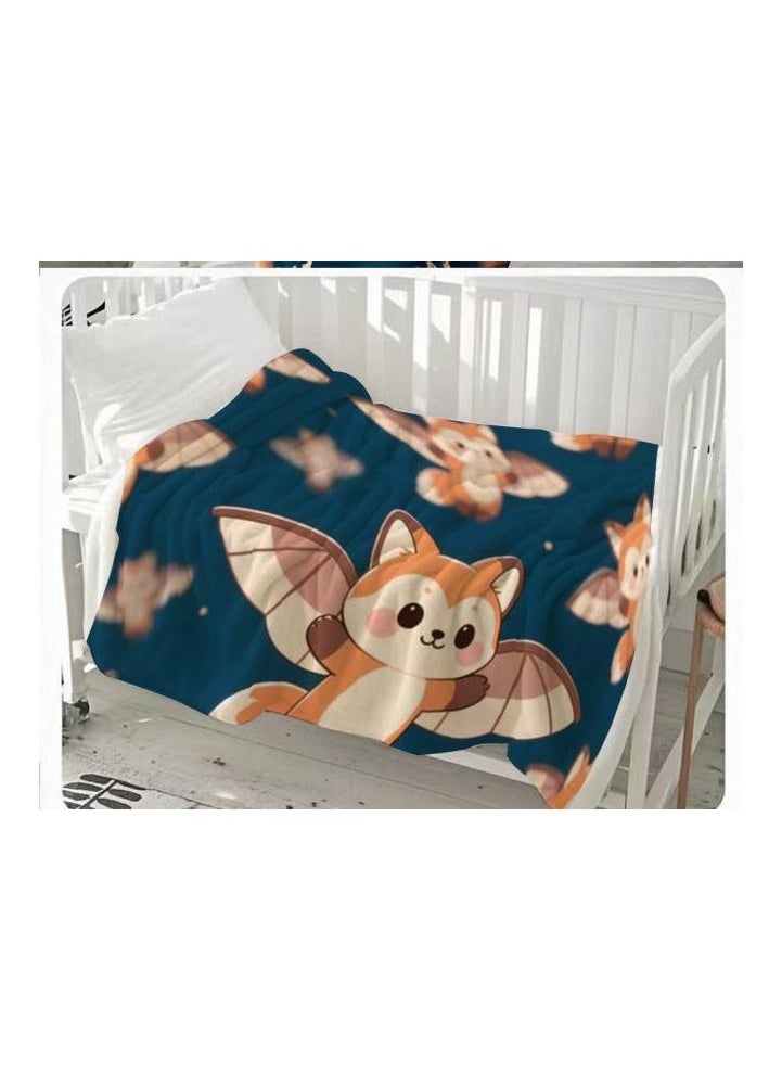 Flannel thin blanket (warm and comfortable, suitable for sleep, gaming, dust removal and sandproof) 150cm*200cm - 379