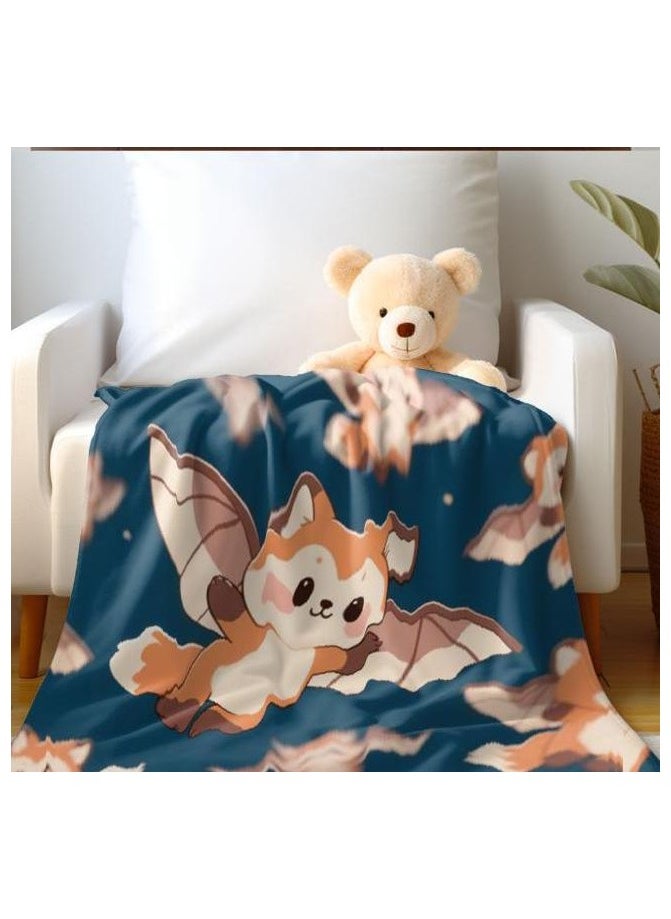 Flannel thin blanket (warm and comfortable, suitable for sleep, gaming, dust removal and sandproof) 150cm*200cm - 379