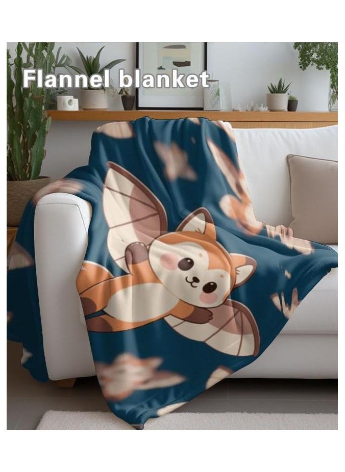Flannel thin blanket (warm and comfortable, suitable for sleep, gaming, dust removal and sandproof) 150cm*200cm - 379